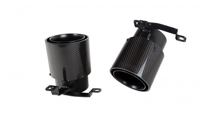 Photo of Novitec Carbon Stainless Steel Tailpipes for the Ferrari F8 Tributo/Spider - Image 1